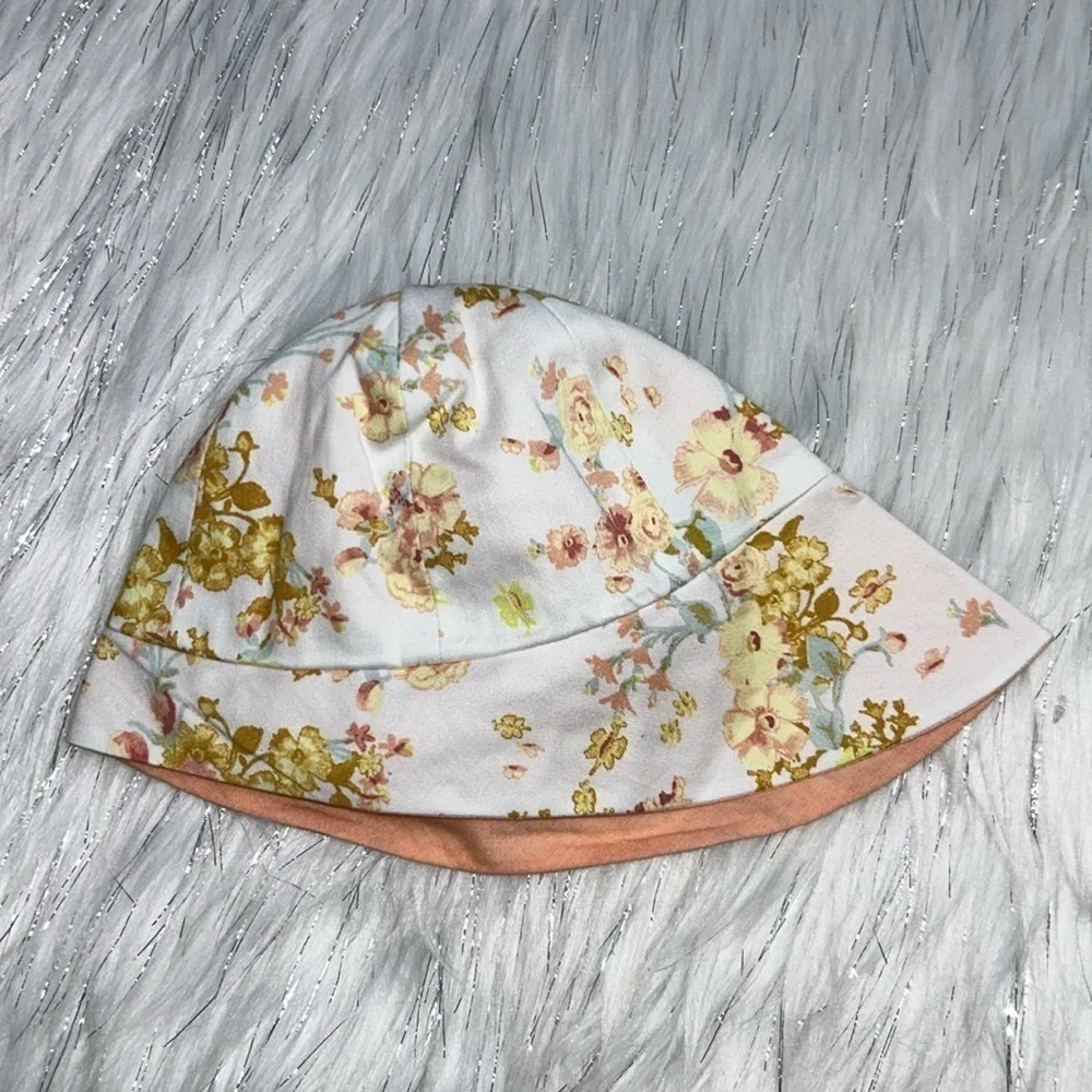 Je suis en CP! Floral Toddler Sun Hat size XS
